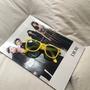 Yellow Ray-Ban Wayfarers